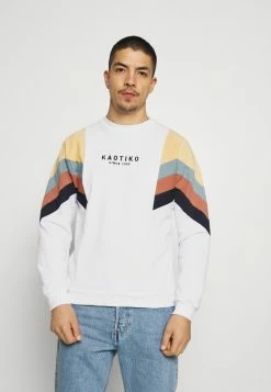 Kaotiko CREW SEATTLE UNISEX - Sweatshirt - White