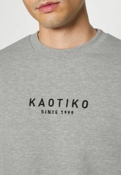 Kaotiko CREW WALKER UNISEX - Sweatshirt - Grey/white/lila -Kaotiko Shop 003903cc91de41ca80c6ccab0705f777