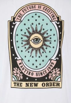Kaotiko UNISEX NEW ORDER - Print T-shirt - White -Kaotiko Shop 044b5468ef4a489daf9181e655c590c7