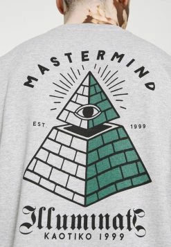 Kaotiko CREW MASTERMIND PYRAMID - Sweatshirt - Grey Vigore 5 Kaotiko CREW MASTERMIND PYRAMID - Sweatshirt - Grey Vigore -Kaotiko Shop 049c6834504443b685065e7fff0588e0