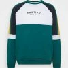Kaotiko CREW DENVER - Sweatshirt - Jade/navy