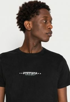 Kaotiko WASHED BOMB DYSTOPIA UNISEX - Print T-shirt - Black -Kaotiko Shop 076e5524fafe41d39736b68befc684d6