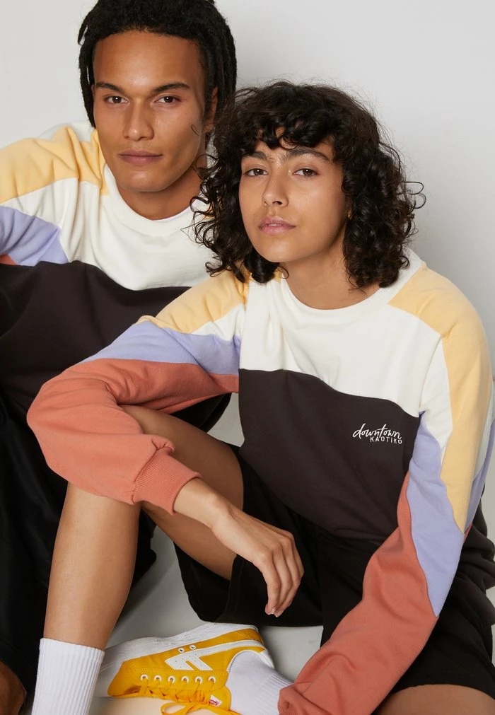 CREW UNISEX - Sweatshirt - oscuro/marfil/albaricoque Kaotiko CREW UNISEX - Sweatshirt - Oscuro/marfil/albaricoque -Kaotiko Shop 090bb0f9cabd4e35ae09a8ec4aee1a81