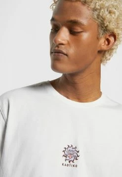 Kaotiko WASHED AZTEC GOD UNISEX - Print T-shirt - White -Kaotiko Shop 09216e55608e4bc19c74ddb845b426ea