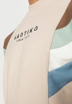 Kaotiko CREW SEATTLE UNISEX - Sweatshirt - Beige/brown/fresh Green -Kaotiko Shop 0b4a9d4b3a764f1e8a91536a67a5e04a