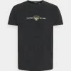 Kaotiko BEETLE - Print T-shirt - Black Acid Wash