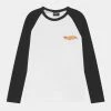 Kaotiko RANGLAN HOT WHEELS UNISEX - Long Sleeved Top - White/black