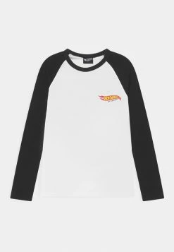Kaotiko RANGLAN HOT WHEELS UNISEX - Long Sleeved Top - White/black
