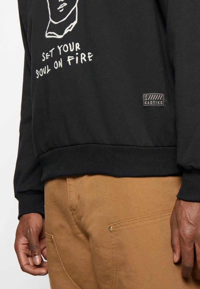CREW GRIEGA UNISEX - Sweatshirt - black Kaotiko CREW GRIEGA UNISEX - Sweatshirt - Black -Kaotiko Shop 0e2611252e284e8aacc5d429319a0995