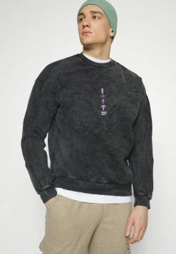 Kaotiko CREW WASHED RUINS UNISEX - Sweatshirt - Black -Kaotiko Shop 0ee367b14868409fb093351feeed85d6