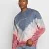 Kaotiko UNISEX- CREW TIE DYE BUSTER - Sweatshirt - Dark Blue