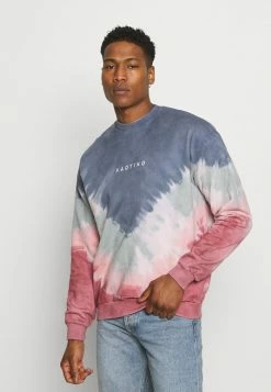 Kaotiko UNISEX- CREW TIE DYE BUSTER - Sweatshirt - Dark Blue