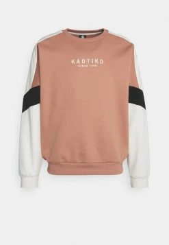 Kaotiko CREW SETH UNISEX - Sweatshirt - Apricot