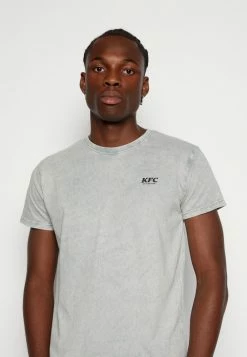 Kaotiko KFC - Print T-shirt - Grey -Kaotiko Shop 18680a4dbf804d0282c4b4bc4b06f0c5