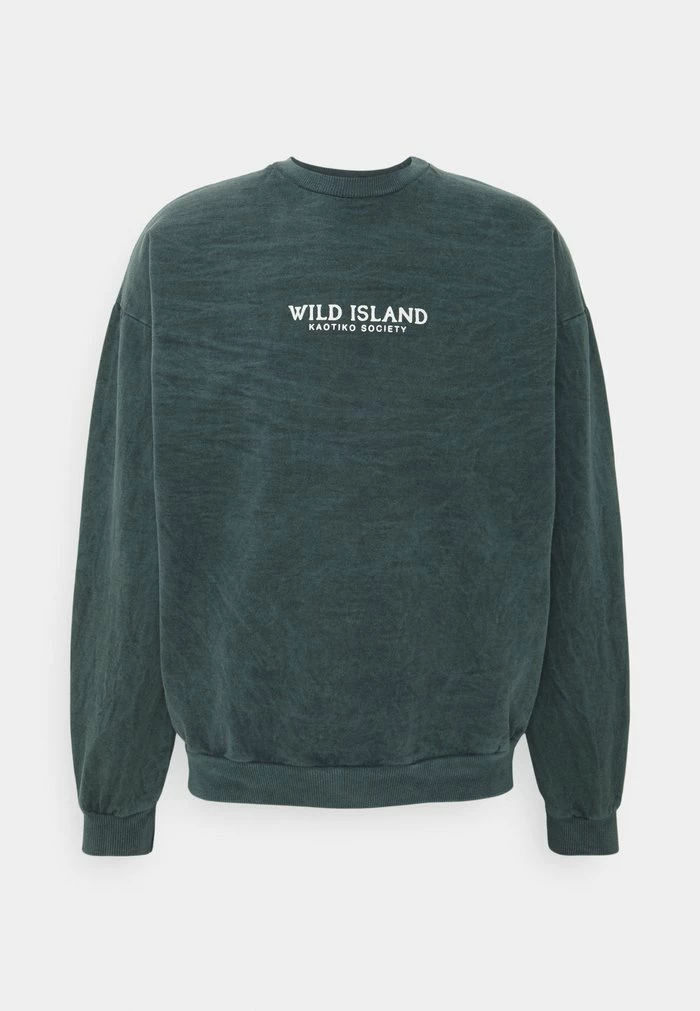CREW TIE DYE WILD ISLAND - Sweatshirt - mucha arena verde bosque Kaotiko CREW TIE DYE WILD ISLAND - Sweatshirt - Mucha Arena Verde Bosque -Kaotiko Shop 19568e15b39d4864a4677fdbb751707e