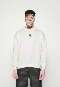 Kaotiko CREW EGYPTIAN CAT - Sweatshirt - Ivory