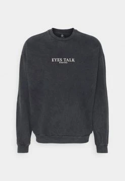 Kaotiko UNISEX CREW TIE DYE EYES TALK - Sweatshirt - Black -Kaotiko Shop 1f1b36de0f81471db0a5aba7c0023b29