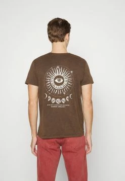 Kaotiko WASHED BRIGHTNESS UNISEX - Print T-shirt - Brown -Kaotiko Shop 1f47741ec80146429f43ce9023137354