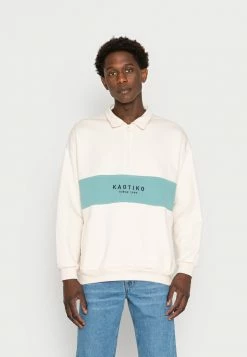 Kaotiko CREW COONOR UNISEX - Sweatshirt - Bone/basil