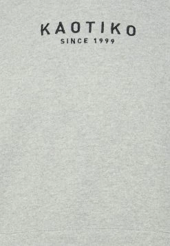 Kaotiko SUD CAP WALKER - Sweatshirt - Grey/rouge/jade -Kaotiko Shop 22ccf14755c84ab793641bb1b0df15fc