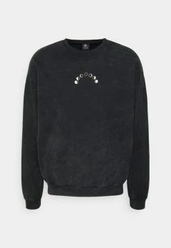 Kaotiko CREW WASHED COSMIC SNAKE UNISEX - Zip-up Sweatshirt - Black