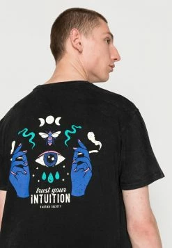 Kaotiko WASHED INTUITION UNISEX - Print T-shirt - Black 4 Kaotiko WASHED INTUITION UNISEX - Print T-shirt - Black -Kaotiko Shop 27e6e70c52e44c1d81f4f9477bc11edd