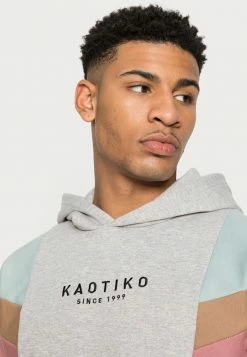 Kaotiko CAP EWAN UNISEX - Hoodie - Grey/cloud/sand -Kaotiko Shop 28290ed197bf4774a6cdd4bb200b0f5c