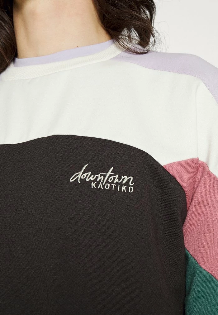 CREW DRU - Sweatshirt - offwhite/dark grey Kaotiko CREW DRU - Sweatshirt - Offwhite/dark Grey -Kaotiko Shop 2cb597fef37d47b88ebec9c73005170e