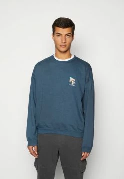 Kaotiko CREW WASHED HAPPY FROG UNISEX - Sweatshirt - Navy 2 Kaotiko CREW WASHED HAPPY FROG UNISEX - Sweatshirt - Navy -Kaotiko Shop 2fc831163e464785997e93a7b0e9a7d9