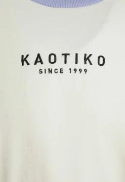 Kaotiko CREW SPIKE UNISEX - Sweatshirt - Ivory/yellow/grape/ -Kaotiko Shop 3443fe7b5e5b4847b61ea840e88a2383