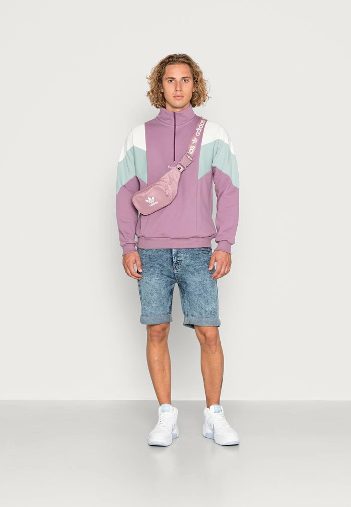 CREW BRENDAN UNISEX - Sweatshirt - purple/ivory/cloud Kaotiko CREW BRENDAN UNISEX - Sweatshirt - Purple/ivory/cloud -Kaotiko Shop 35fcf551a09d46f2b16066cc20a324f1