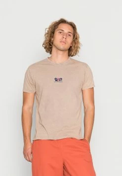 Kaotiko MIND WASHED UNISEX - Print T-shirt - Hueso