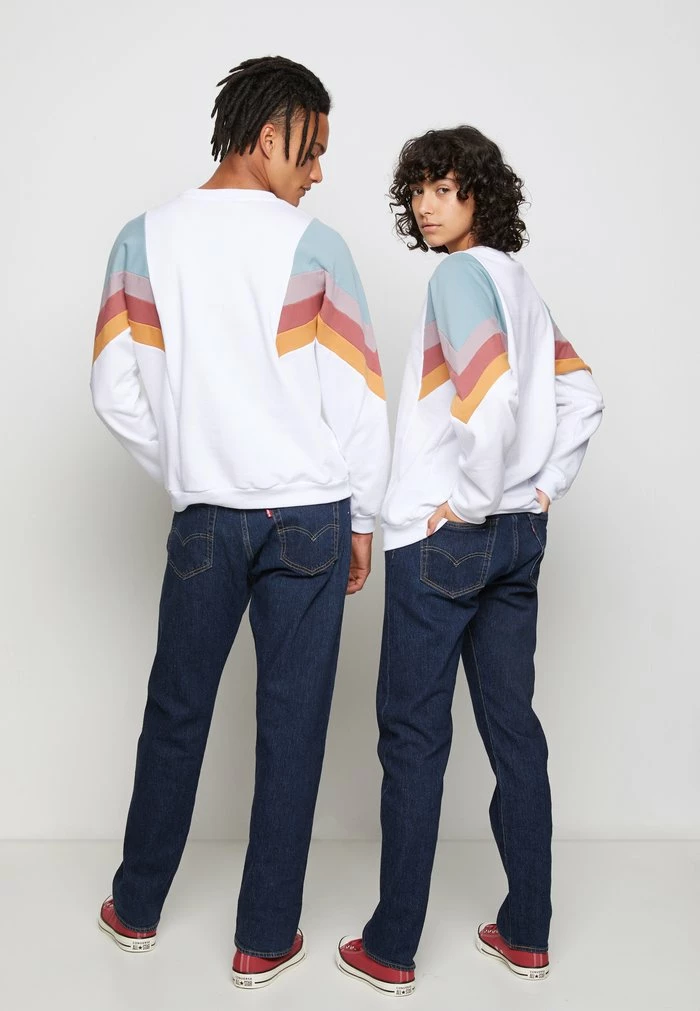 UNISEX CREW SEATTLE - Sweatshirt - blanco Kaotiko UNISEX CREW SEATTLE - Sweatshirt - Blanco -Kaotiko Shop 37776204da854bae9ce2508566f3ebdd