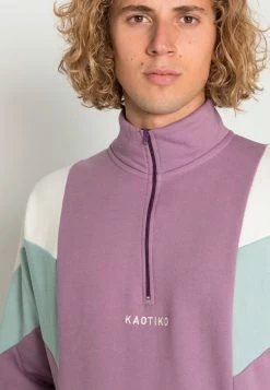 Kaotiko CREW BRENDAN UNISEX - Sweatshirt - Purple/ivory/cloud 4 Kaotiko CREW BRENDAN UNISEX - Sweatshirt - Purple/ivory/cloud -Kaotiko Shop 379097c8197c4c5184e0b737aeedca72