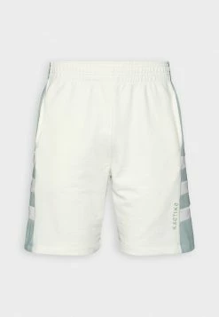 Kaotiko BERMUDA RHYS UNISEX - Shorts - Ivory/fresh Green -Kaotiko Shop 3988d11777954be289d7e9a1b9c4163b