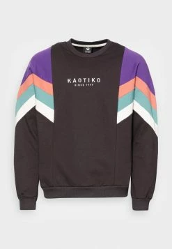 Kaotiko CREW SEATTLE UNISEX - Sweatshirt - Black/purple/rouge 3 Kaotiko CREW SEATTLE UNISEX - Sweatshirt - Black/purple/rouge -Kaotiko Shop 3991551e001744328b64eb0620bf9d1d