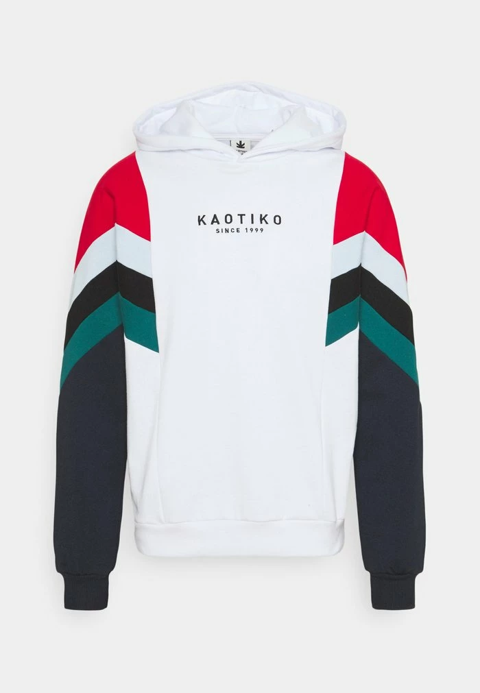 SUD CAP EWAN - Sweatshirt - white/red/candy blue Kaotiko SUD CAP EWAN - Sweatshirt - White/red/candy Blue -Kaotiko Shop 39c79c697a3841db9746e86f76026f2e