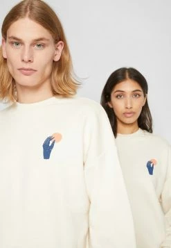 Kaotiko CREW MINIMAL UNISEX - Sweatshirt - Ivory -Kaotiko Shop 3ad7aaa236f34354970dbbfb326bd541