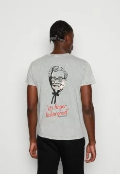 Kaotiko KFC - Print T-shirt - Grey