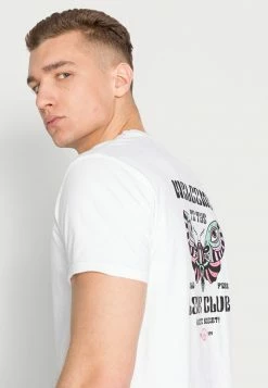 Kaotiko WASHED LOVE CLUB UNISEX - Print T-shirt - White -Kaotiko Shop 3ce308e809014b638a191d2639958b3e