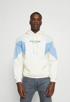 Kaotiko SUD CAP ALBIN UNISEX - Sweatshirt - Ivory/verde/azul