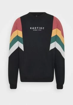 Kaotiko CREW SEATTLE UNISEX - Sweatshirt - Black