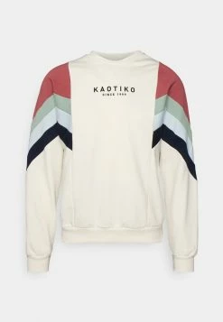 Kaotiko CREW SEATTLE - Sweatshirt - Marfil/burgundy 4 Kaotiko CREW SEATTLE - Sweatshirt - Marfil/burgundy -Kaotiko Shop 435e5b24eaa04cd9bb62cd7c9ecaf133