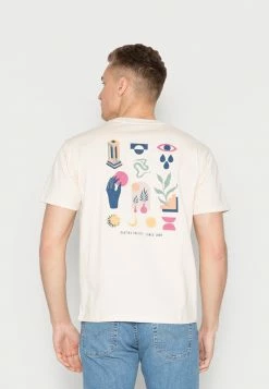 Kaotiko MINIMAL UNISEX - Print T-shirt - Ivory