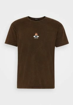 Kaotiko WASHED MOON SPHYNX UNISEX - Print T-shirt - Brown -Kaotiko Shop 45e3b29f74444fb29864d178d9c71e13