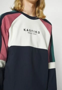 Kaotiko CREW DENVER - Sweatshirt - Navy/marfil/heura/burgundy -Kaotiko Shop 45f65497673143c4aab6a0cca20c8d5d