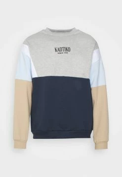 Kaotiko CREW WESTPORT - Sweatshirt - Grey/white -Kaotiko Shop 46b26e95d0114d23936e7619036d699c