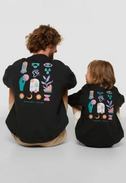 Kaotiko CREW MINIMAL UNISEX - Sweatshirt - Black -Kaotiko Shop 4cf425fbc0c04655a6345c7556eaf811