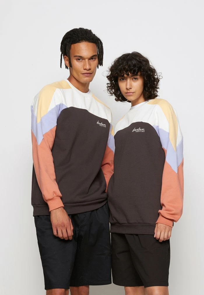 CREW UNISEX - Sweatshirt - oscuro/marfil/albaricoque Kaotiko CREW UNISEX - Sweatshirt - Oscuro/marfil/albaricoque -Kaotiko Shop 4e72850623324a609a18a8b985202199
