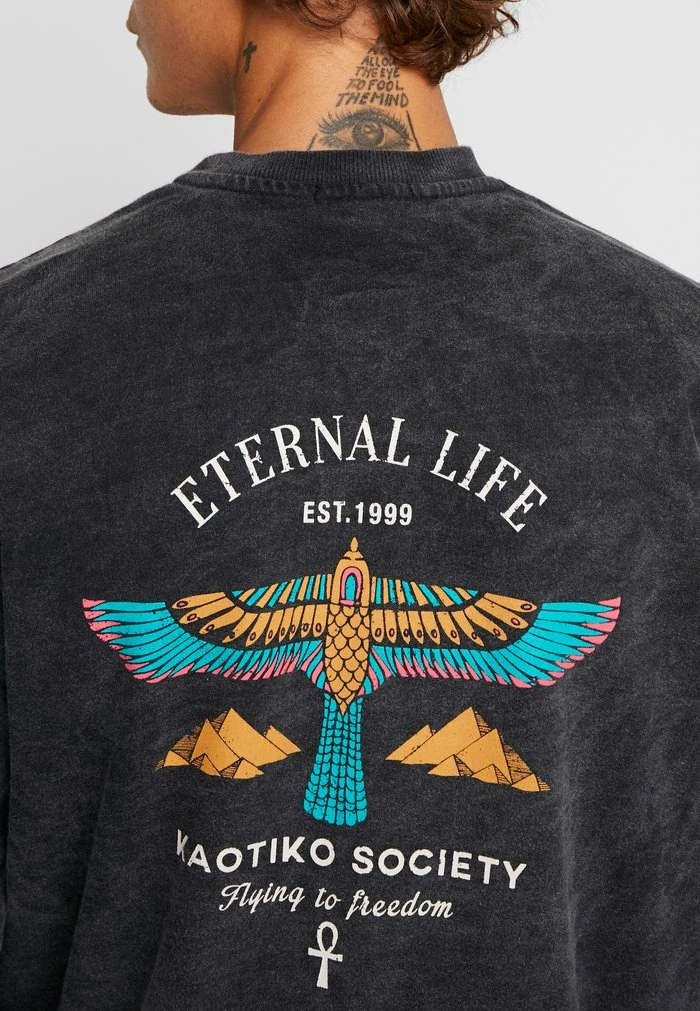 UNISEX - Sweatshirt - black Kaotiko UNISEX - Sweatshirt - Black -Kaotiko Shop 4ff6882d5149472d95aa4c46f58e2b94